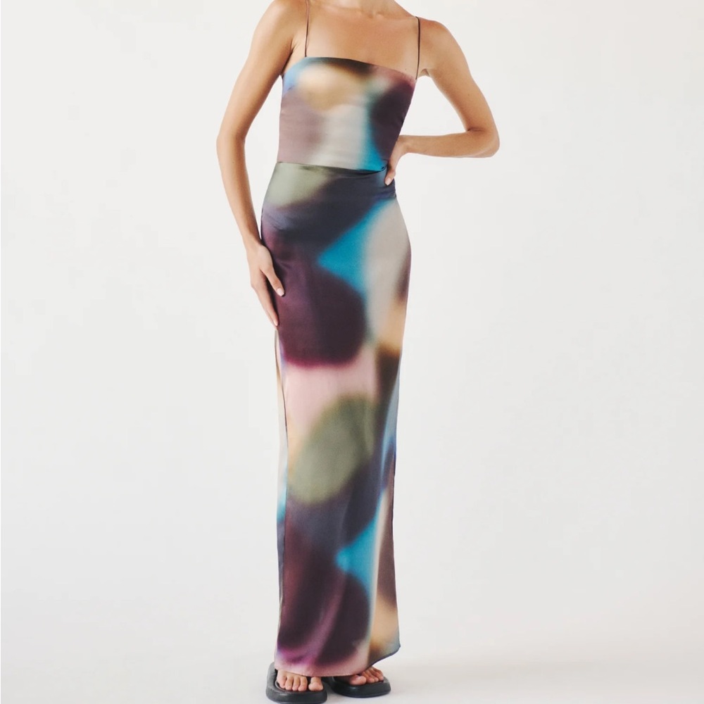 New Reformation Frankie Dress Blur - Picture 4 of 7